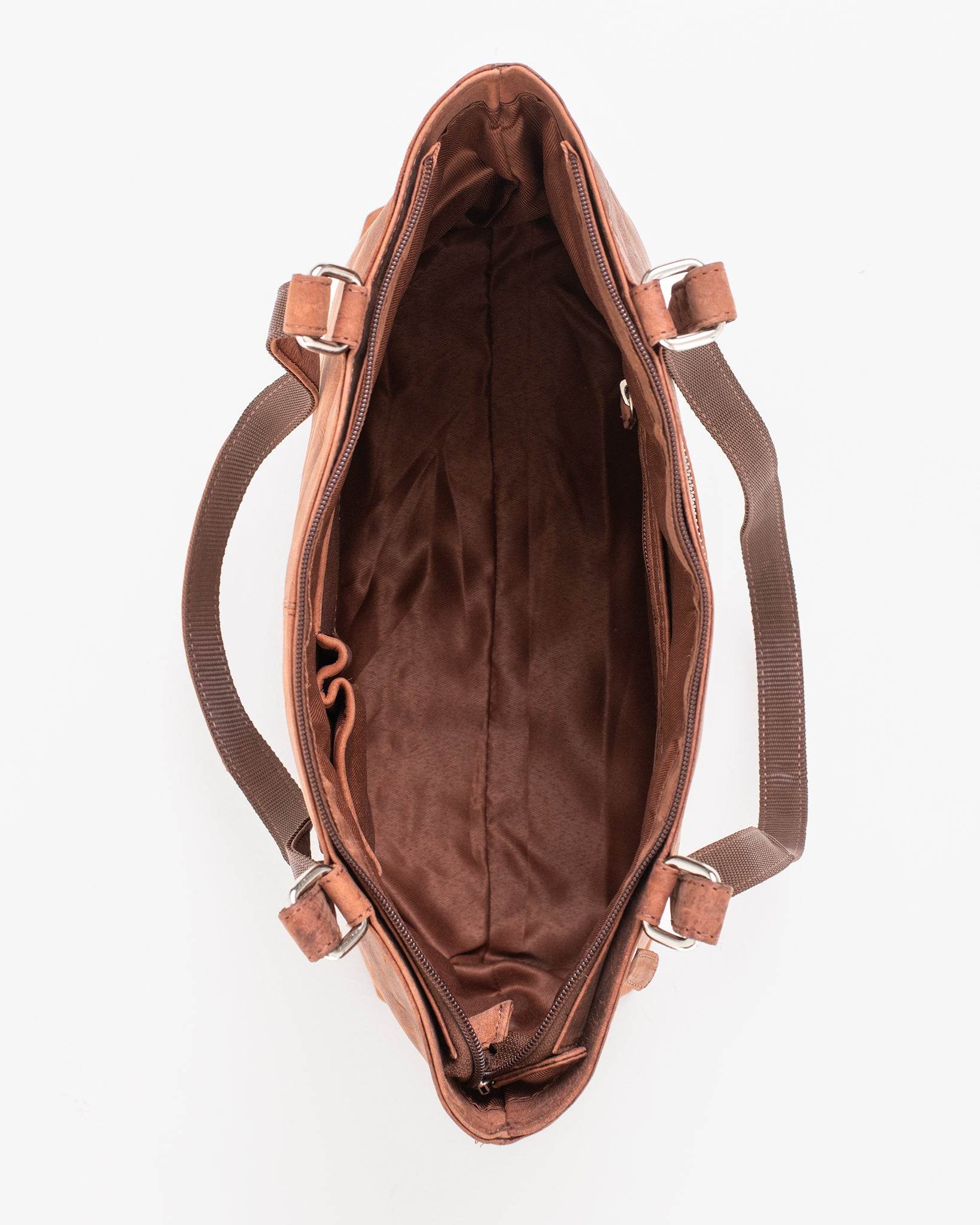 Leder-Umhängetasche NK1909 - Braun - Vanelion-Taschenwelt