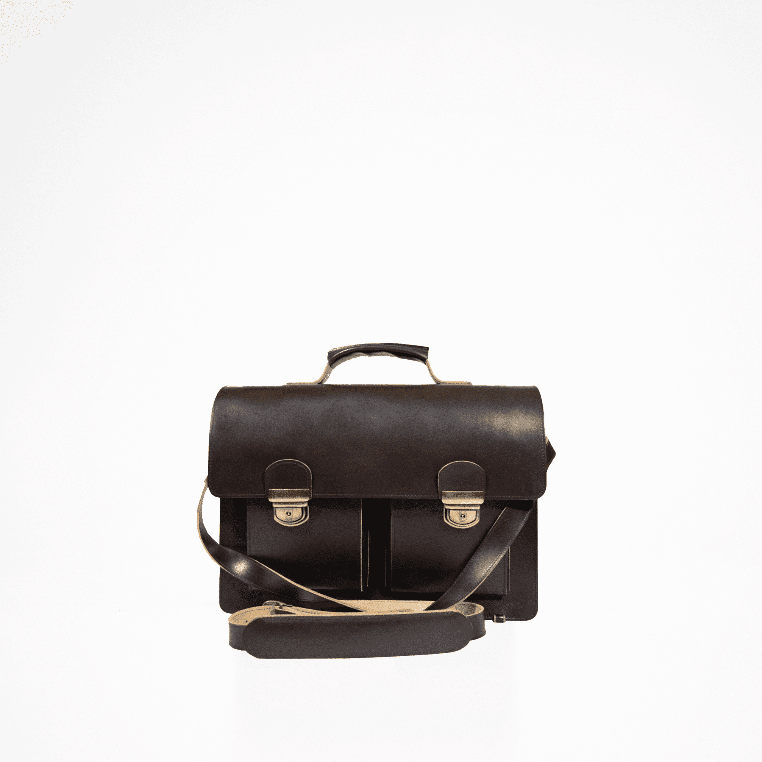 Aktentasche No. 35 - Dark Brown - Vanelion-Taschenwelt