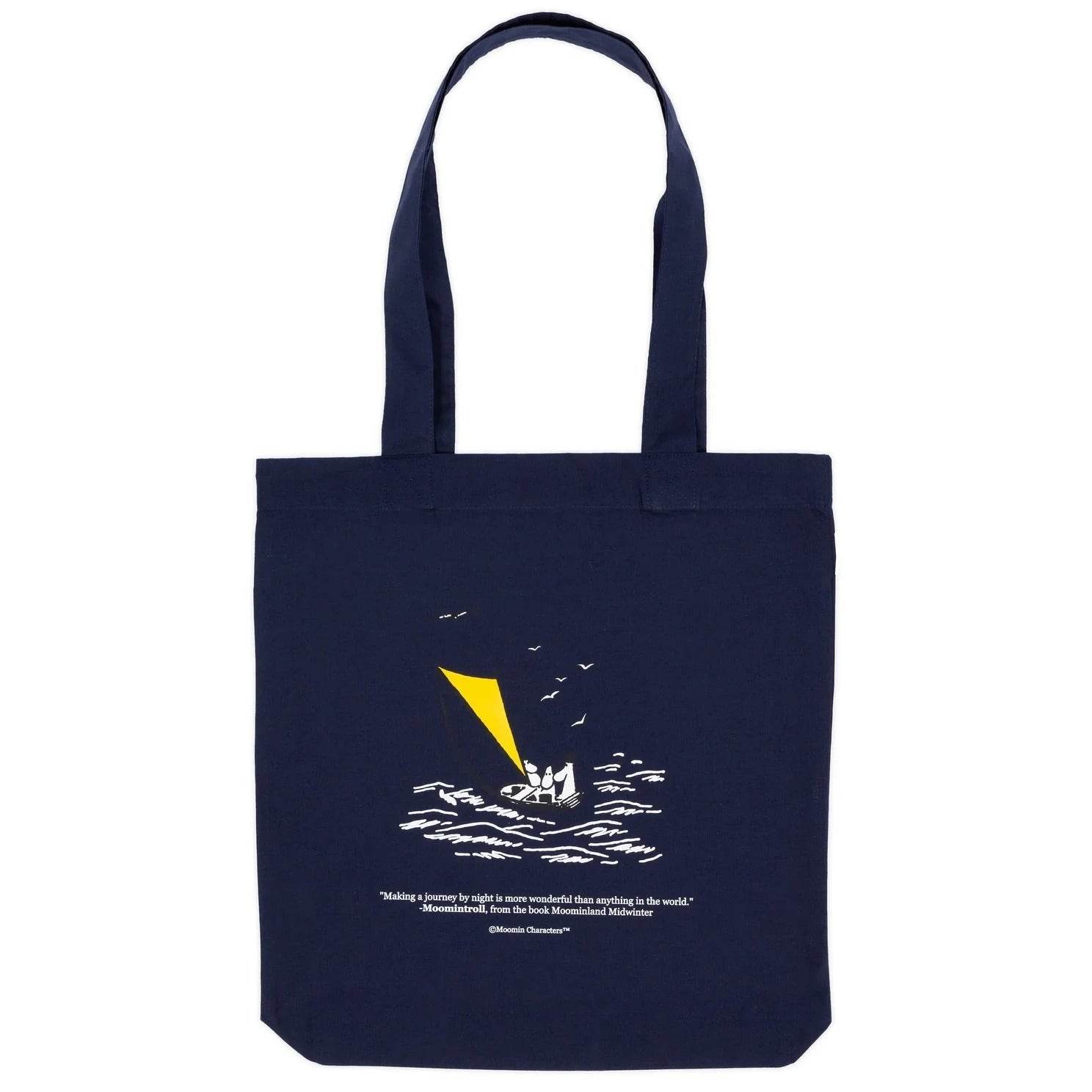 Moominpappa auf See Tragetasche - Marineblau - Vanelion-Taschenwelt