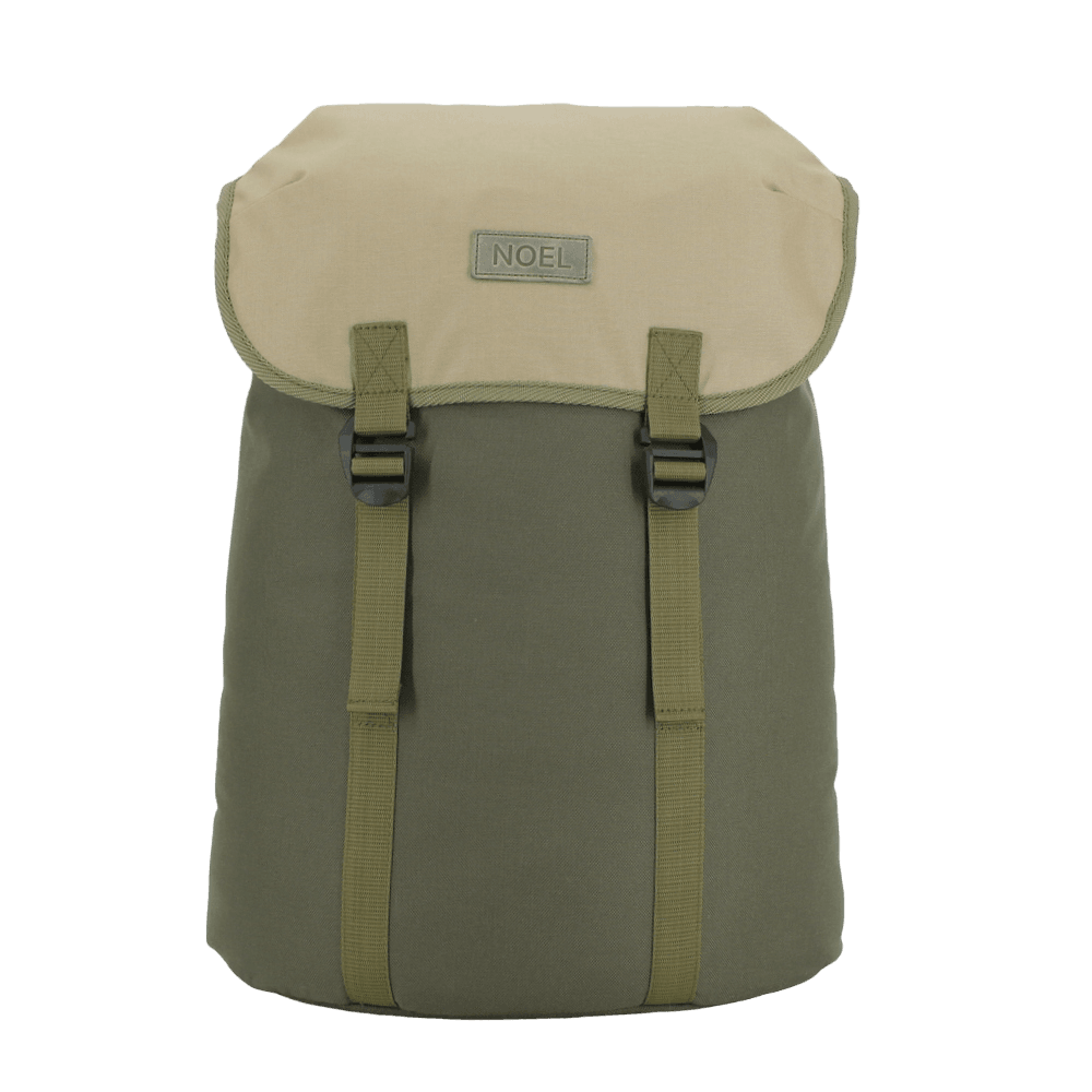 Noel Rucksack Cafe mit Schnallen - Khaki & Beige - Vanelion-Taschenwelt