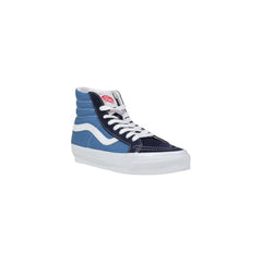Vans Sk8-Hi Sneaker Herren aus Leder – Blau