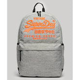 Superdry Herren-Rucksack Grau – Vintage-Logo & Urban Style