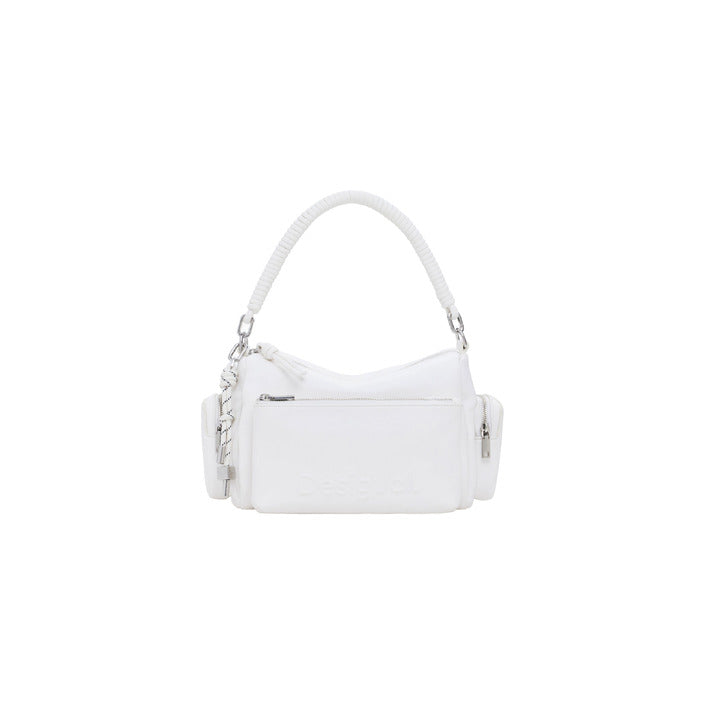 Desigual Handtasche Weiß mit kurzem Henkel