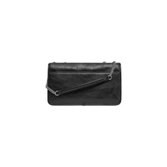 Schwarze Schultertasche von CK aus Lederoptik