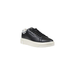 Leder-Sneaker von Armani Exchange mit Logo-Detail am Schaft