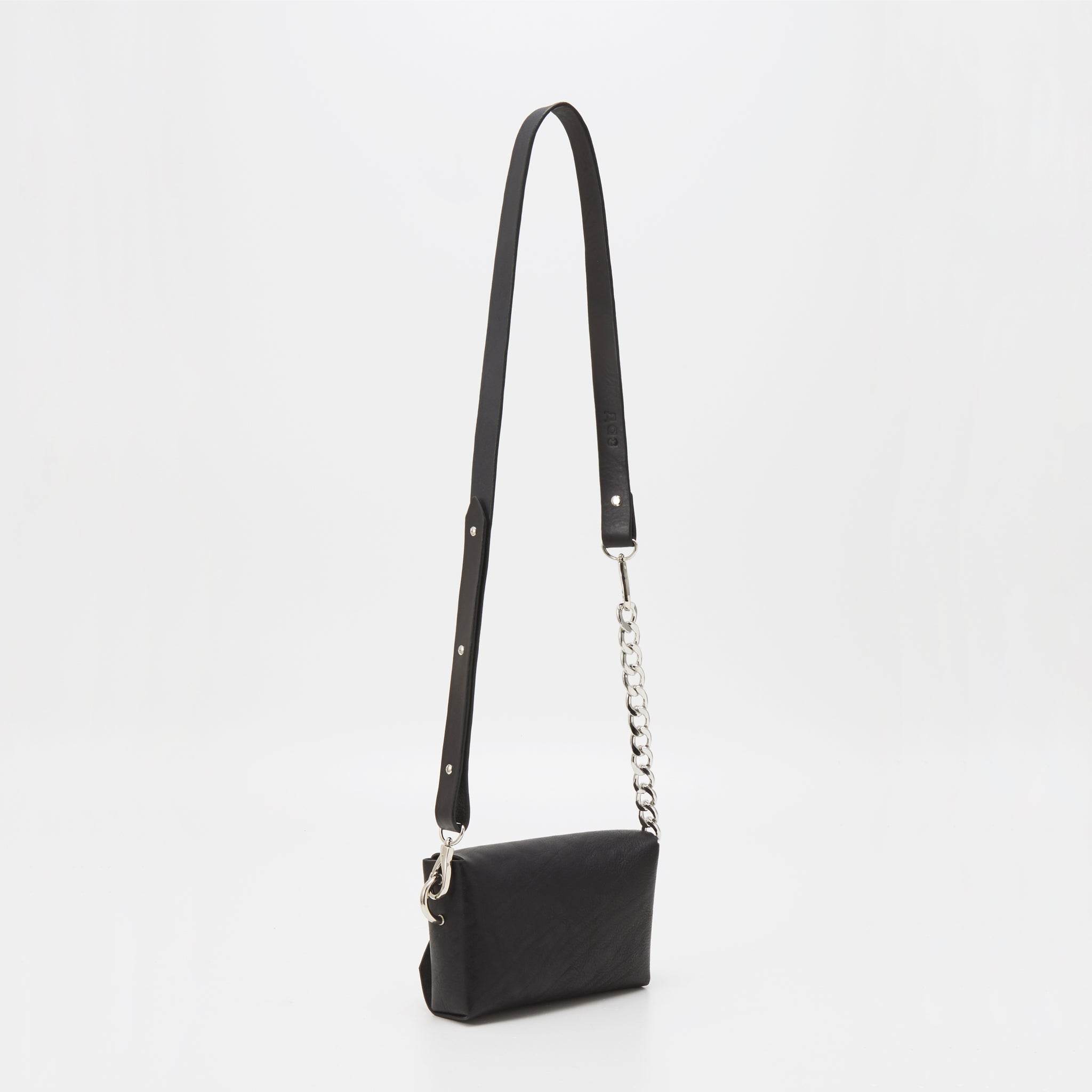 Handgefertigte Tasche aus Leder - Schwarz - Vanelion-Taschenwelt