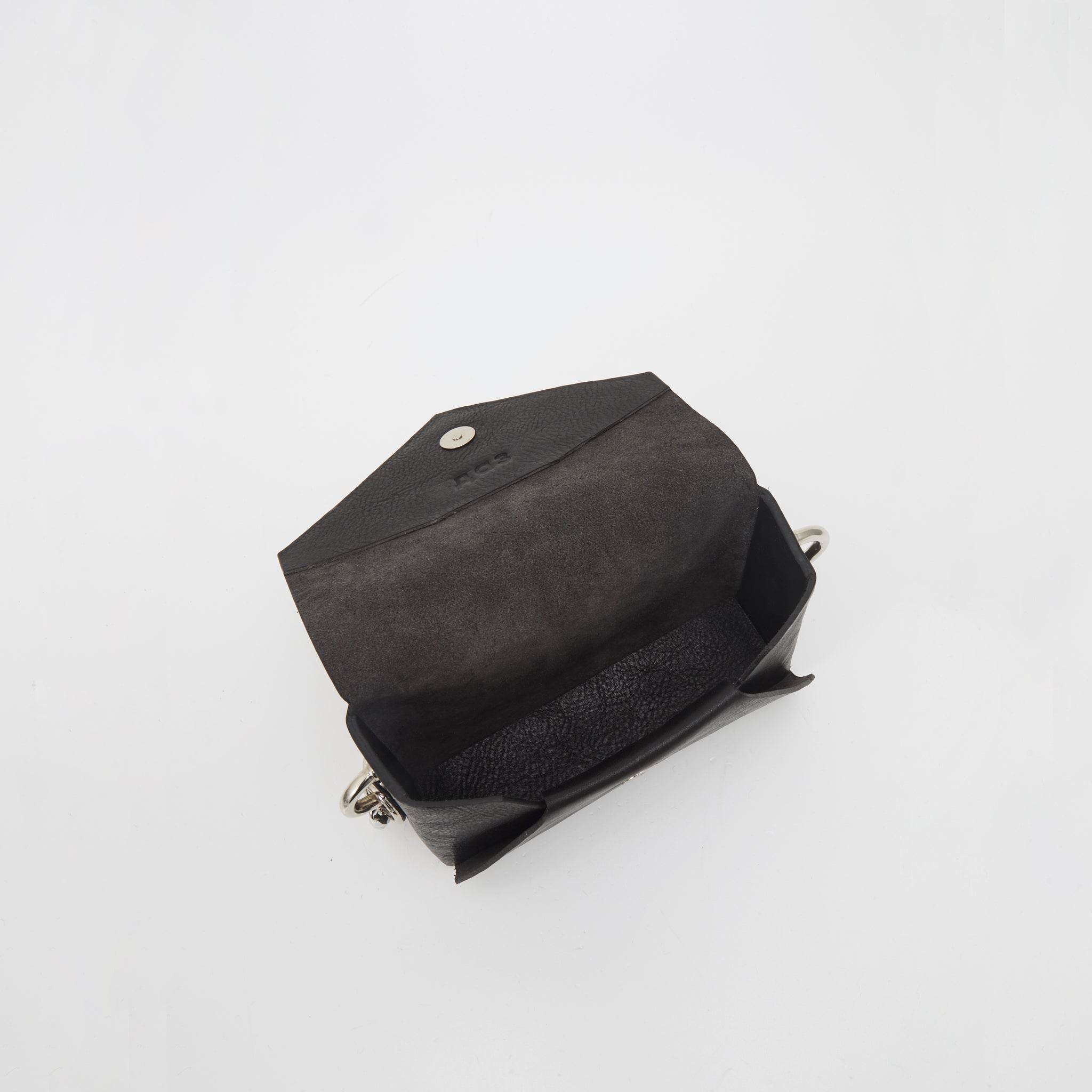 Handgefertigte Tasche aus Leder - Schwarz - Vanelion-Taschenwelt