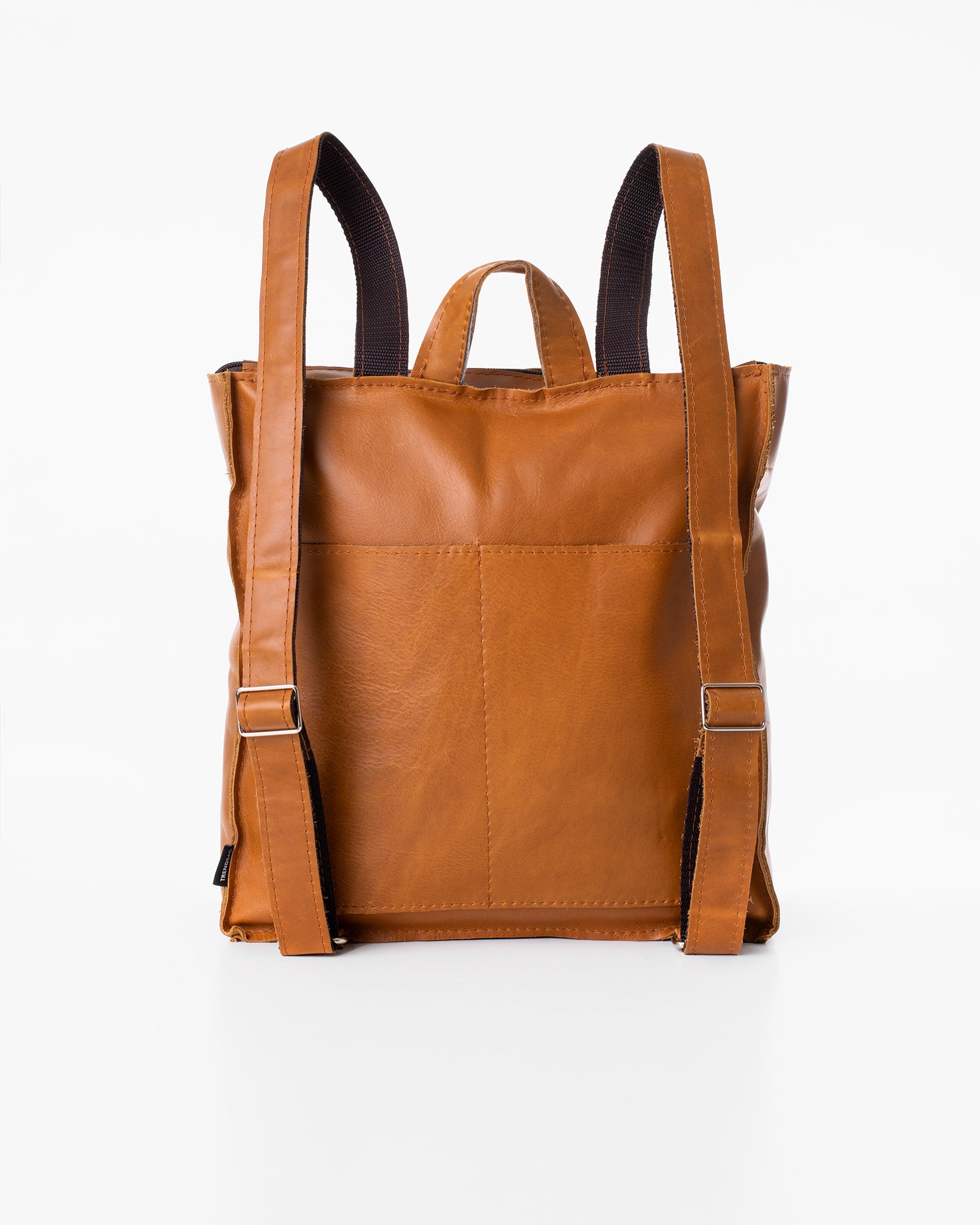 Folk 2 Leder-Rucksack - Caramel