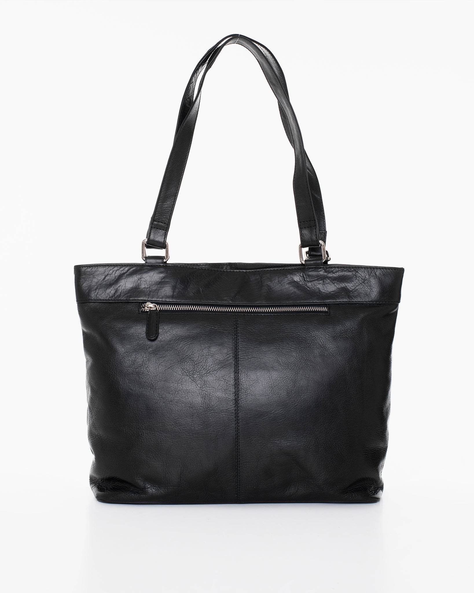 Leder-Umhängetasche NK2028 - Schwarz - Vanelion-Taschenwelt