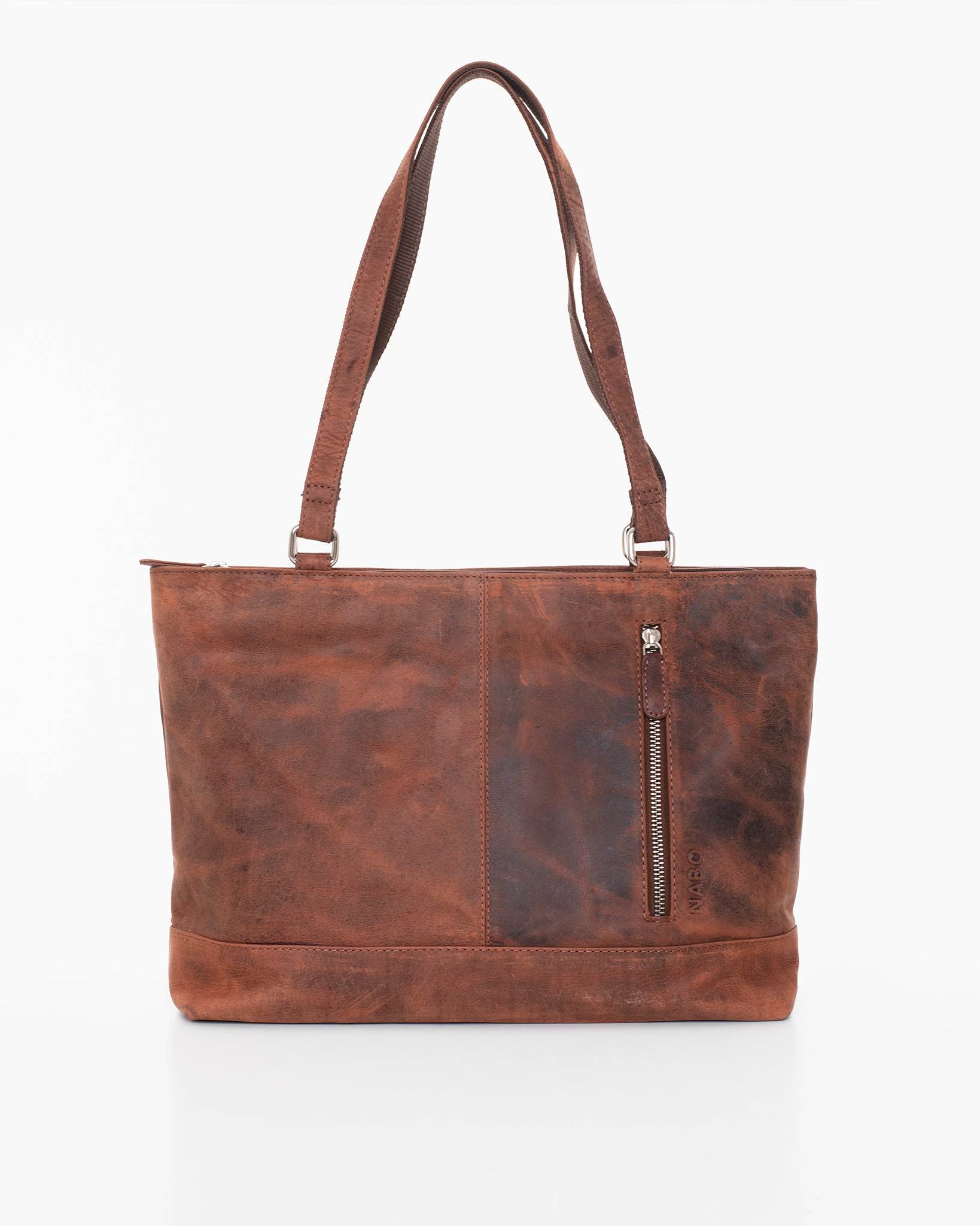 Leder-Umhängetasche NK1909 - Braun - Vanelion-Taschenwelt