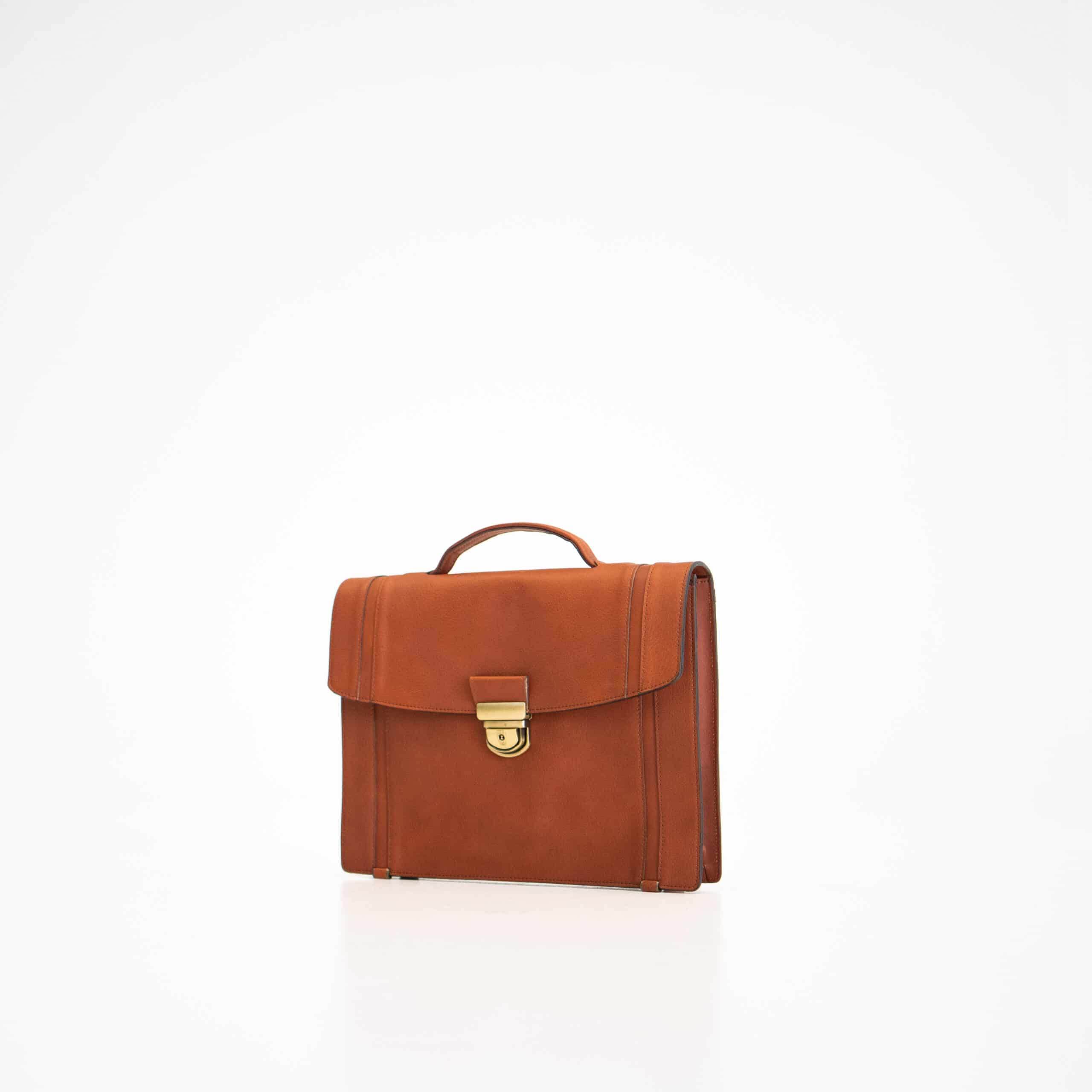 Aktentasche No. 21 - Cognac - Vanelion-Taschenwelt