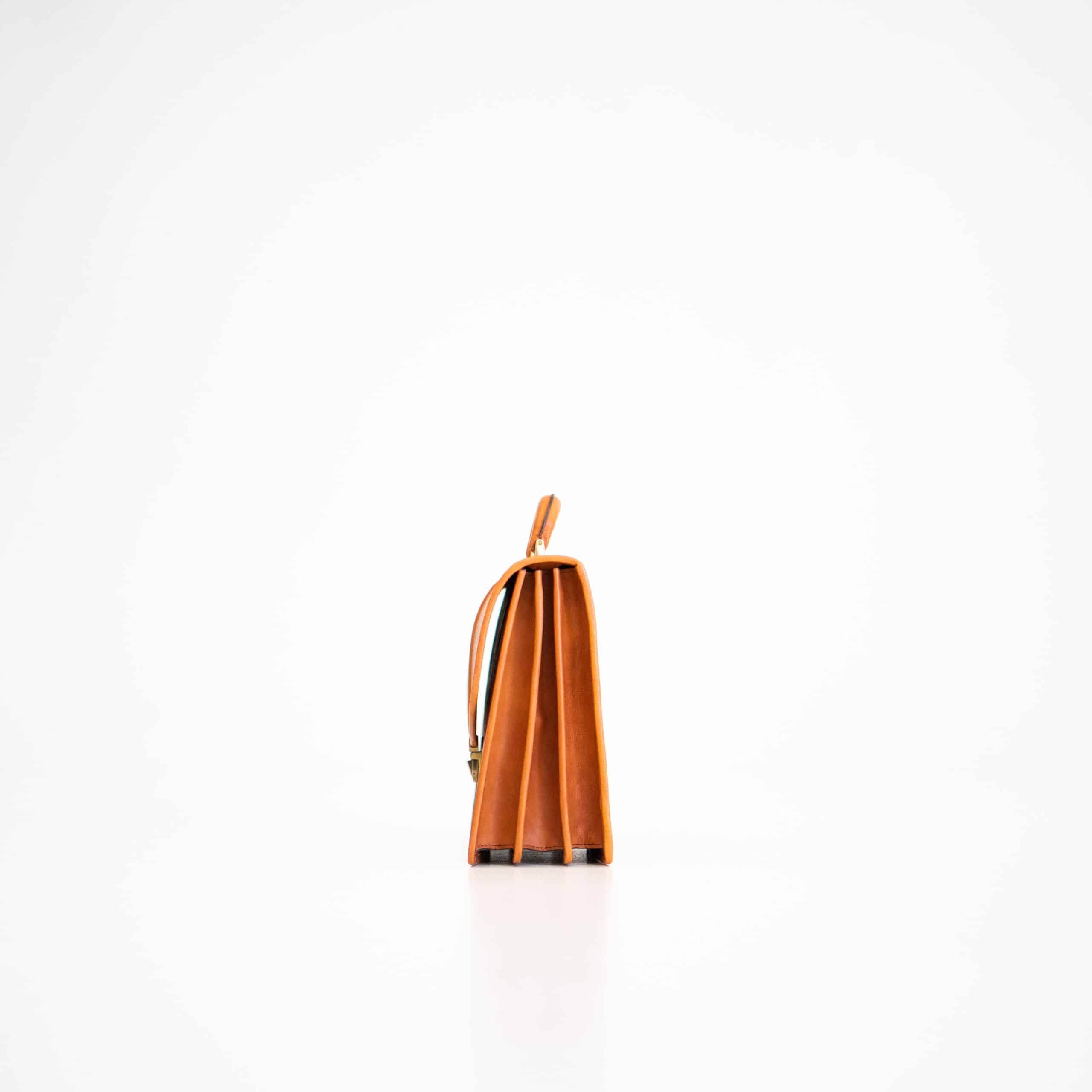 Aktentasche No. 20 - Cognac - Vanelion-Taschenwelt