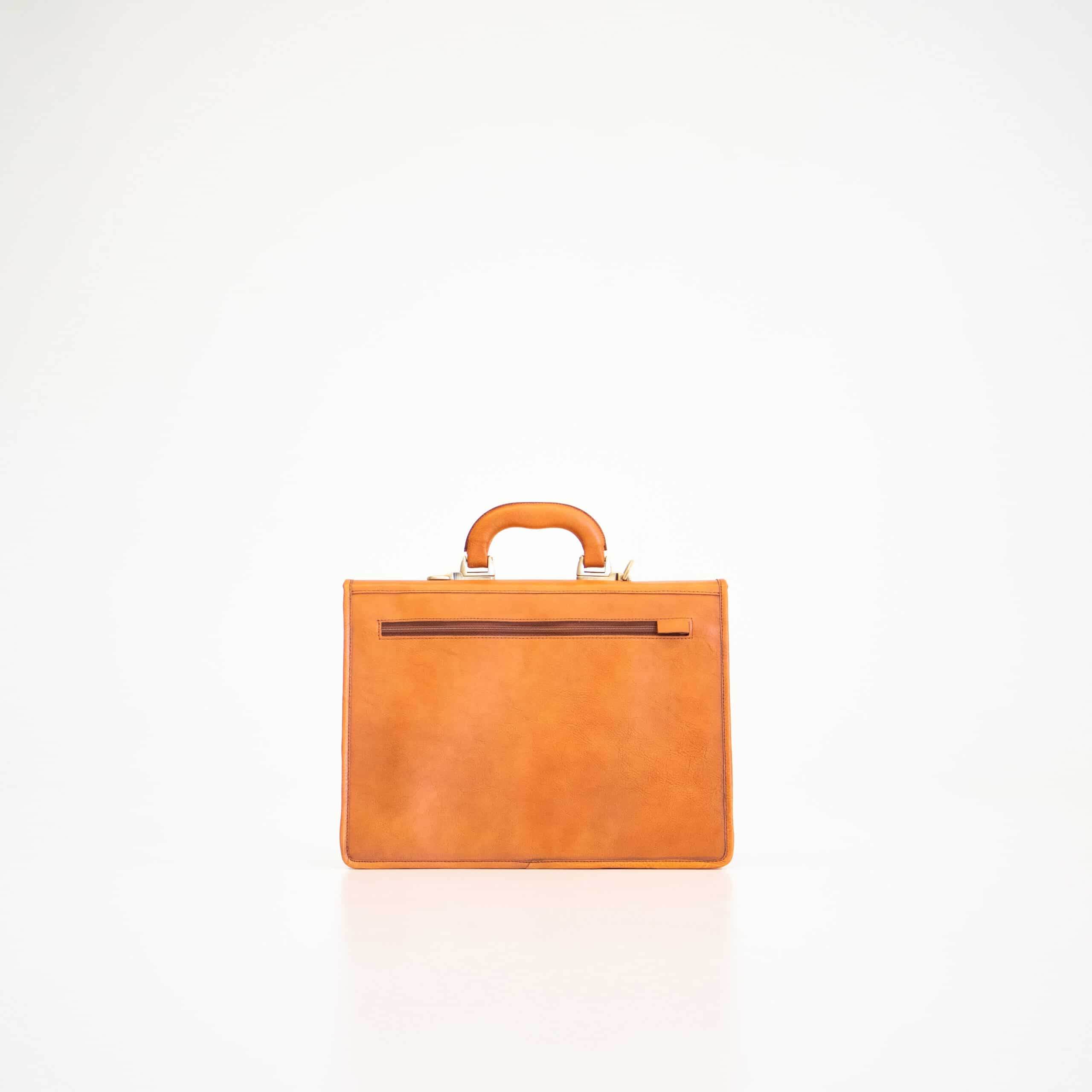 Aktentasche No. 20 - Cognac - Vanelion-Taschenwelt