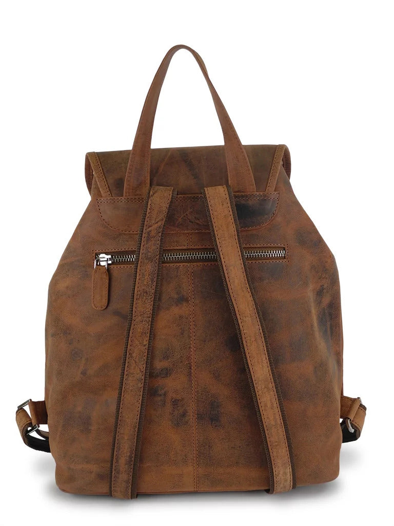 Nabo Leder Rucksack NK 1910 - Braun