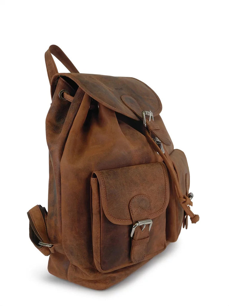 Nabo Leder Rucksack NK 1910 - Braun