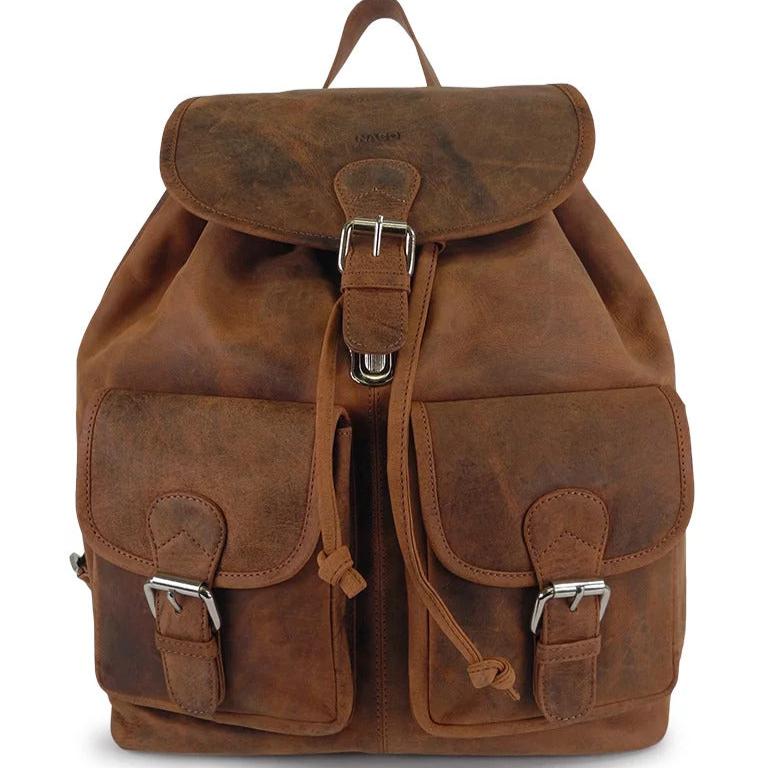 Nabo Leder Rucksack NK 1910 - Braun