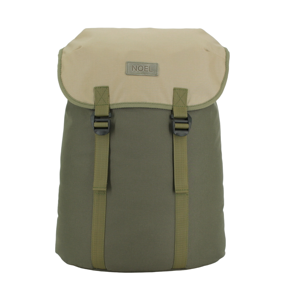 Noel Rucksack Cafe mit Schnallen - Khaki & Beige