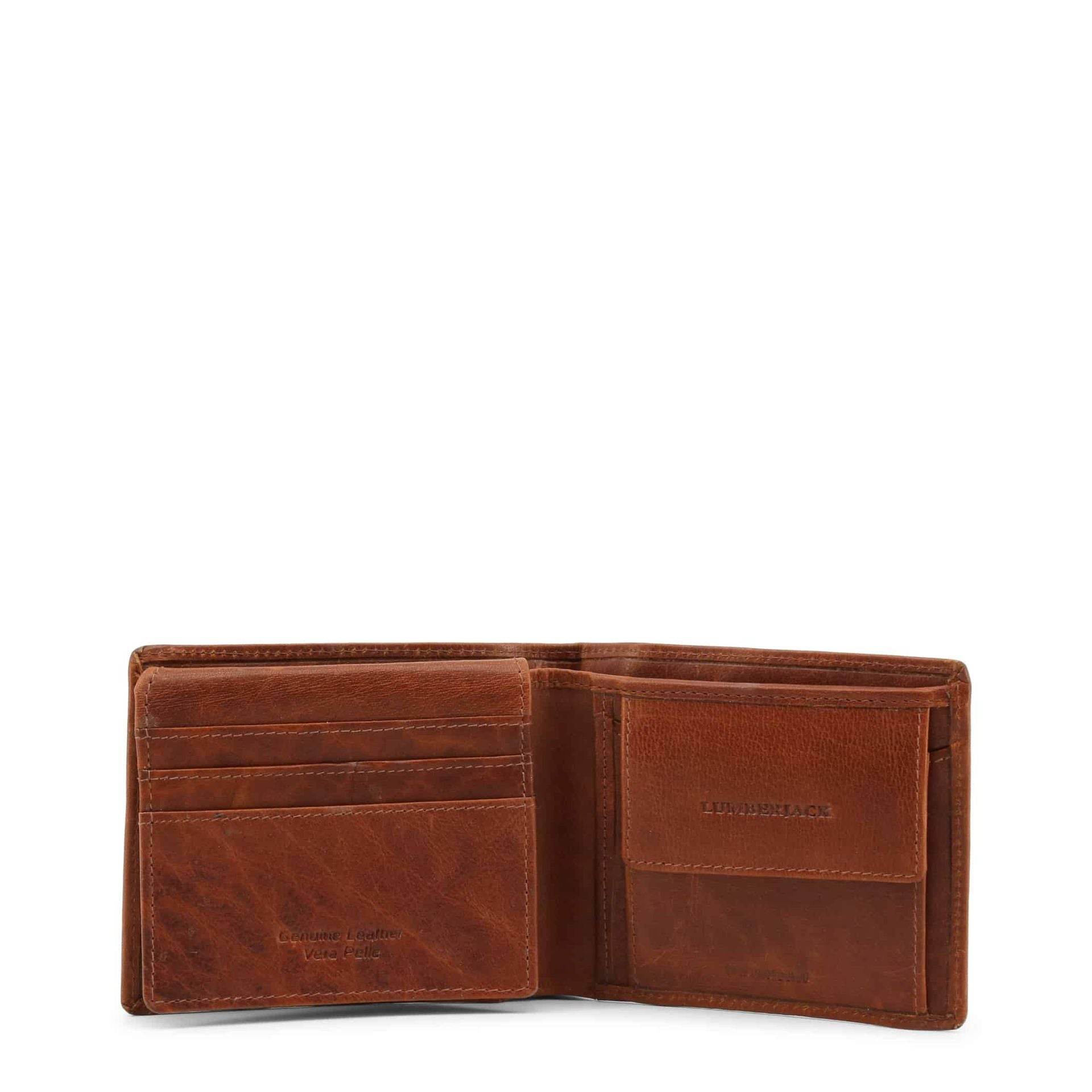 Lumberjack Herrenbörse Braun mit Münzfach – Klassisch & Raffiniert - Vanelion-Taschenwelt