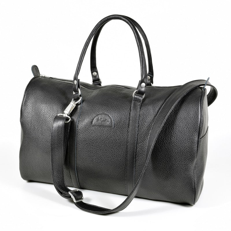 Leder-Reisetasche 20L - Schwarz