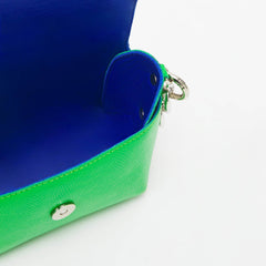 Handgefertigte Leder Umhängetasche - Neon Grün - Vanelion-Taschenwelt